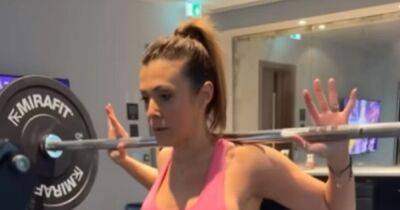 Kym Marsh flooded with compliments as she shows off sensational figure in gym workout and says 'I'm getting old'