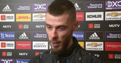 David de Gea agrees with Manchester United fans about performance against Everton