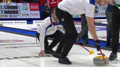 Switzerland top the round robin table at the World Curling Championships in Ottawa, Canada, Scotland take second seed