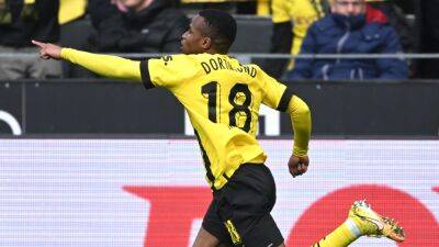 Gregor Kobel - Raphael Guerreiro - Borussia Dortmund 2-1 Union Berlin: Youssoufa Moukoko nets late to keep BVB’s Bundesliga title hopes alive - eurosport.com - county Union