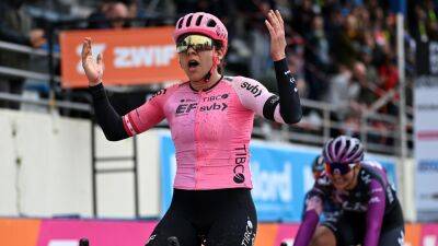 Marianne Vos - Lotte Kopecky - Paris-Roubaix Femmes 2023: Alison Jackson takes shock win as breakaway land mission impossible - eurosport.com - Canada