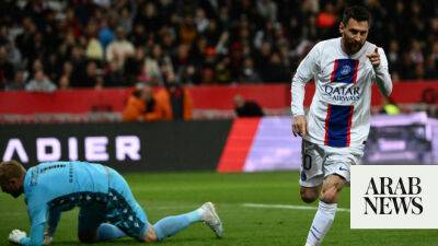 Lionel Messi - Bayern Munich - Sergio Ramos - Nuno Mendes - Nicolas Pepe - Matthijs De-Ligt - Gianluigi Donnarumma - Christophe Galtier - Luis Campos - Messi scores and assists in PSG win; Angers finally taste victory - arabnews.com - France - Argentina -  Man