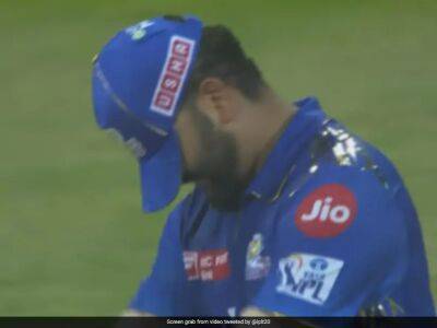 Watch: Dejected Rohit Sharma Hides His Face After MI's 2nd Successive Loss Of IPL 2023 Season