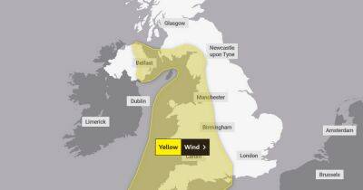 Easter Sunday - Met Office issues weather warning as strong wind to hit region next week - manchestereveningnews.co.uk - Britain - Manchester - Scotland - Ireland