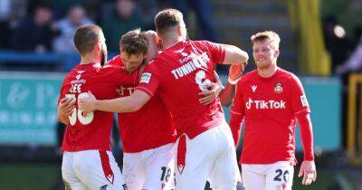 Ryan Reynolds - Rob Macelhenney - Easter Monday - How to watch Wrexham vs Notts County in the UK and USA TV and live stream details - manchestereveningnews.co.uk - Britain - Usa - county Notts -  Halifax