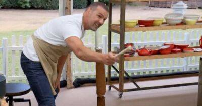 Bake Off fans crying laughing over Paddy McGuinness' chaotic gingerbread 'erection'