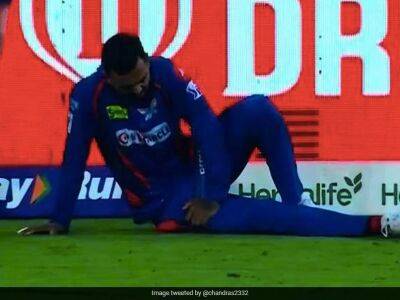 Pics: Big Blow For Gautam Gambhir's LSG; Captain KL Rahul Suffers Injury, Leaves Field In Pain During IPL 2023 Match vs RCB