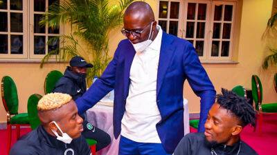 George Weah - Victor Osimhen - Sanwo-Olu hints at working with Osimhen ‘to take football in Lagos to greater heights’ - guardian.ng - Italy - Nigeria -  Sandi -  Lagos