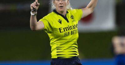 Joy Neville to make history as first woman to officiate at men’s Rugby World Cup - breakingnews.ie - Britain - France - Georgia - Ireland - New Zealand - county Wayne - county Barnes