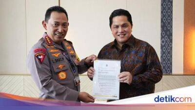 Erick Thohir - Erick Thohir Koordinasi Jadwal Liga 1 ke Kapolri - sport.detik.com