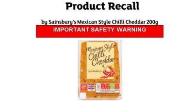 Sainsbury's recall packs of Mexican-style chilli cheddar over Salmonella fears - manchestereveningnews.co.uk - Manchester - Mexico - Turkey