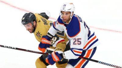 Connor Macdavid - Leon Draisaitl - Edmonton Oilers - Vegas' Alex Pietrangelo, Oilers' Darnell Nurse suspended 1 game - ESPN - espn.com - county Stanley