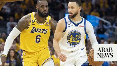 Kevin Durant - Steph Curry - Anthony Davis - Lebron James - Stephen Curry - Byron Nelson - Mads Pedersen - Steph vs LeBron rivalry captures the imagination as NBA play-offs reach final destiny - arabnews.com -  Boston - Morocco - Dubai - Los Angeles -  Los Angeles - state Golden