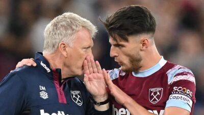 Declan Rice: David Moyes admits England midfielder could leave West Ham - 'Good chance we don't have him'