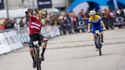 Oliver Solvhoj 'over the moon' after edging Dario Lillo to victory at U23 UCI Cross-country Olympic World Cup