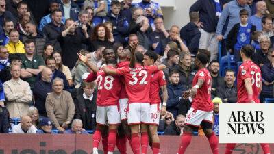 Frank Lampard - Sergio Busquets - Orel Mangala - Nottingham Forest draw at Chelsea to inch toward EPL survival - arabnews.com - Britain - Manchester