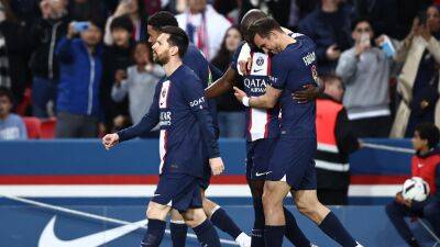 Lionel Messi - Christophe Galtier - Fabian Ruiz - Lionel Messi booed, Achraf Hakimi sees red as Paris Saint-Germain relegate Ajaccio from Ligue 1 - eurosport.com - Saudi Arabia