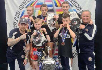 Multi-talented Georgia Courtenay of Gravesend’s Star Kickboxing wins ISKA British Kickboxing crown and European boxing belt on successive days while junior members add to club’s title haul