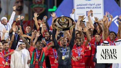 Lionel Messi - Mauricio Pochettino - Shabab Al-Ahli - UAE Pro League: Champions Shabab Al-Ahli sign off with win, Dibba relegated - arabnews.com - Brazil - Uae - Morocco - Dubai - Saudi Arabia