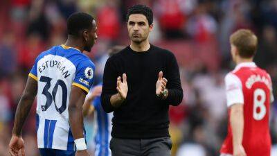 Mikel Arteta apology to fans after Arsenal's second-half collapse against Broghton