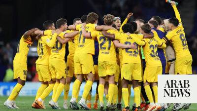 Robert Lewandowski - Joan Laporta - Mauricio Pochettino - Xavi Hernandez - Ronald Araújo - Jules Kounde - Alejandro Balde - Ilkay Gundogan - Barcelona win La Liga title with Espanyol rout - arabnews.com - Britain - Manchester - Spain - Uae -  Brighton