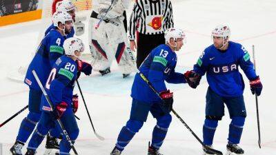 U.S. beats Hungary, Canada tops Slovenia at hockey worlds - ESPN - espn.com - Sweden - France - Finland - Germany - Denmark - Usa - Canada - Austria - Hungary - Czech Republic - Slovenia - Latvia - Slovakia
