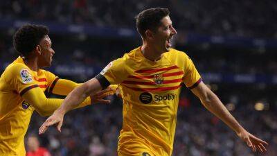 Robert Lewandowski Strikes Twice As Barcelona Earn La Liga Title With Espanyol Rout