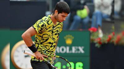 Roland Garros - Alcaraz Gets French Open Wake-Up Call After Slumping In Rome - sports.ndtv.com - France - Italy - Usa - Hungary - Madrid -  Paris -  Rome - county Wake