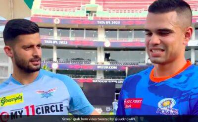 Sachin Tendulkar - Arjun Tendulkar - Arjun Tendulkar Bitten By Dog Ahead Of LSG Clash, Makes Revelation Himself. Watch - sports.ndtv.com - India