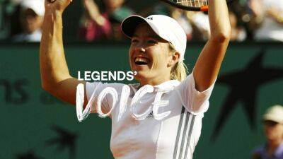 Justine Henin: 'Serena Williams could make you feel so small' - Legends' Voice