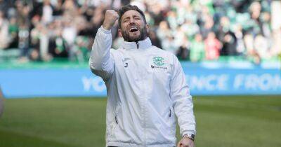 Lee Johnson - Easter Road - Ron Gordon - Hibs have to get closer to Celtic and Rangers admits Lee Johnson as he gets set for double header - dailyrecord.co.uk - Scotland - county Park