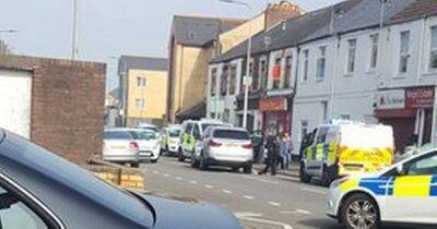 Live updates as police incident closes Cardiff road
