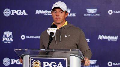 Josh Allen - Rory Macilroy - Augusta National - Rory McIlroy brushes off LIV Golf questions ahead of PGA Championship - foxnews.com - state New York