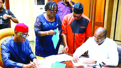 Sunday Dare - Sports Ministry, Delta sign four-year National Youth Games MoU - guardian.ng - county Delta -  Abuja