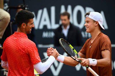 Rafa Nadal - Casper Ruud - Francisco Cerundolo - Novak Djokovic falls to surprise defeat against Holger Hune at Rome Masters - thenationalnews.com - Serbia -  Paris -  Rome