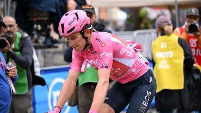 Giro d’Italia: Geraint Thomas 'on cloud nine' and unlikely to tactically relinquish pink jersey - Luke Rowe