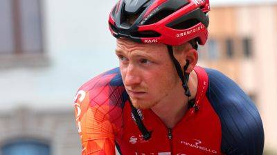 Tao Geoghegan Hart says he is 'devastated' after crashing out of the Giro d'Italia on Stage 11