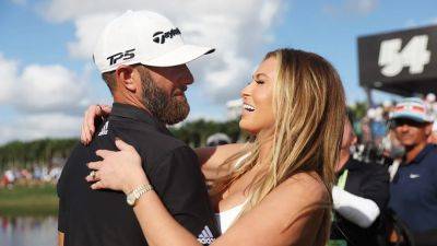 Dustin Johnson talks about back injury, suggests wife Paulina Gretzky is to blame