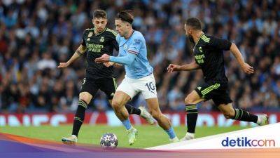 Jack Grealish - Bernardo Silva - Santiago Bernabéu - Grealish Tak Sangka Man City Menang Telak atas Madrid - sport.detik.com - Manchester -  Santiago -  Istanbul -  Man