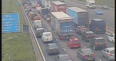 Long queues on M6 after lorry and van smash - latest updates