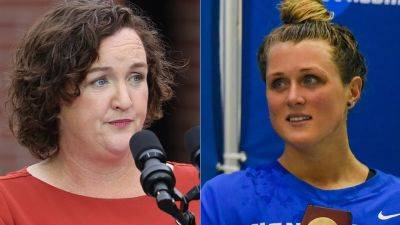 Riley Gaines says she confronted Rep. Katie Porter over likes and clicks remark