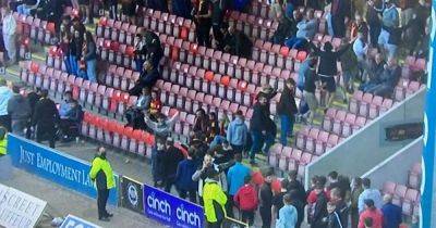 James Macfadden - Partick Thistle fans swap stands at HALF TIME as bizarre scenes leads to flares on the pitch and punter 'madness' - dailyrecord.co.uk - Scotland