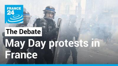 May Day protests in France: Hundreds of thousands rally amid pension reform anger