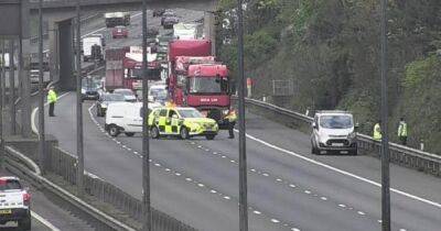 M4 crash live updates as incident causes heavy congestion at rush hour