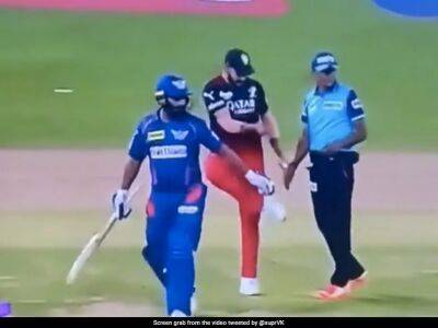 Video: Virat Kohli's Shoe Gesture For LSG Star Naveen-ul-Haq Gets Twitter Talking