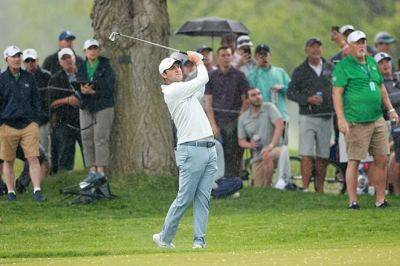 Three golfers share lead at PGA Championship, Burmester and Lawrence fly SA flag
