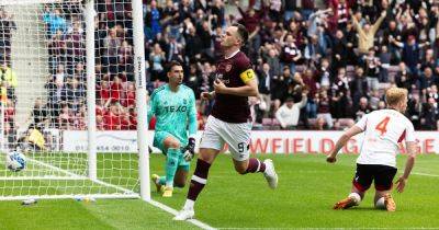 Josh Ginnelly - Jim Goodwin - Robbie Neilson - Lawrence Shankland - Aberdeen stung by Lawrence Shankland as Hearts hero sinks old team in race for Euro golden ticket – 3 talking points - dailyrecord.co.uk - Scotland