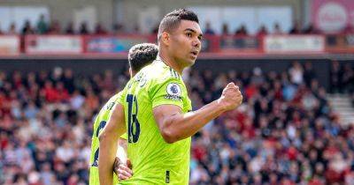 Casemiro shows he is Manchester United's leader in two moments at Bournemouth