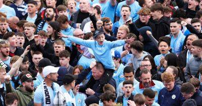 'Party tomorrow!' - Man City fans go wild as Pep Guardiola's men secure Premier League title