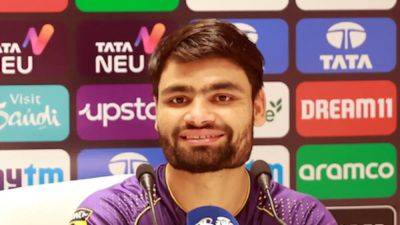 Rinku Singh - On Indian Team Selection, Rinku Singh's Response Sums Up His Mindset - sports.ndtv.com - India -  Kolkata
